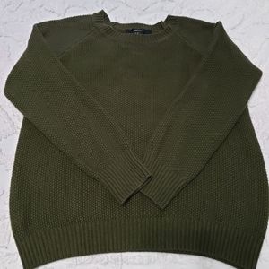 Forever 21 Dark Green Sweater--SMALL